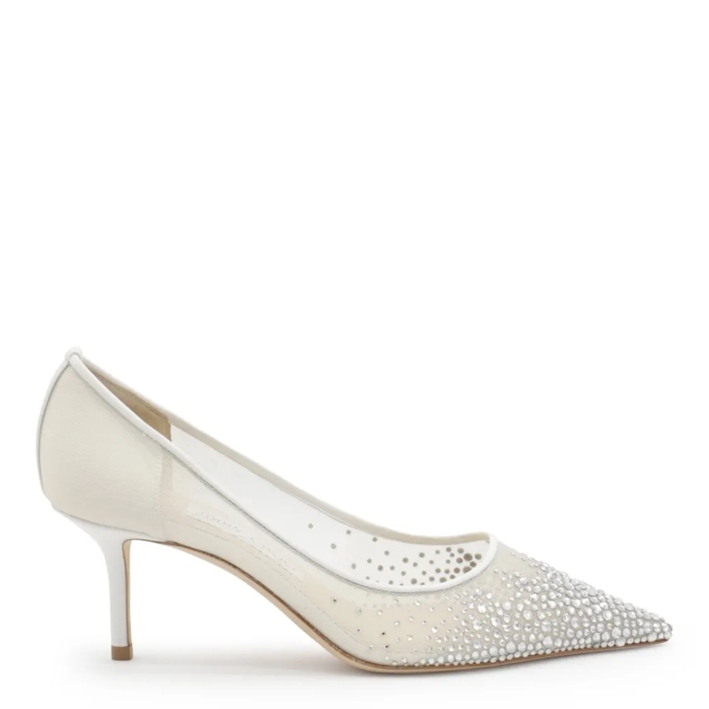Jimmy Choo Pumps White Leather Pumps White