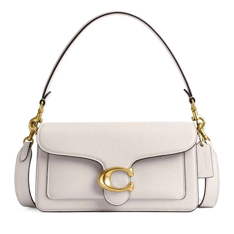 Coach Crossbodytas Polished Pebble Leather Tabby Shoulder Bag 26 Refr Chalk