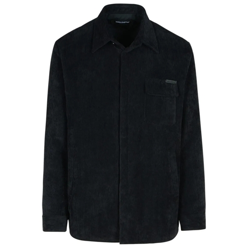 Dolce&Gabbana Black Polyester Blend Shirt Black Chemises