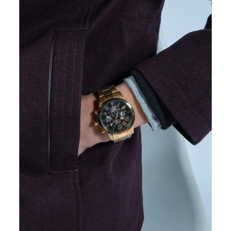 Guess Automatikuhr Quarz-Analoguhr Parker schwarz(Image 6)