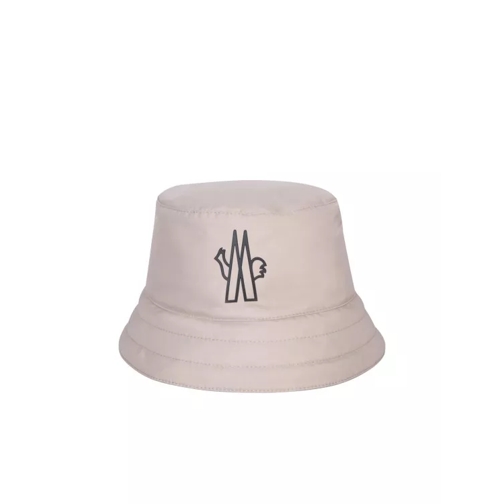 Moncler Solid Ivory Bucket Hat Neutrals 