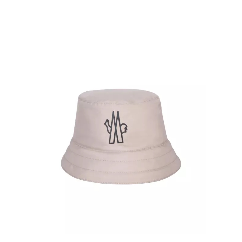 Moncler  Solid Ivory Bucket Hat Neutrals