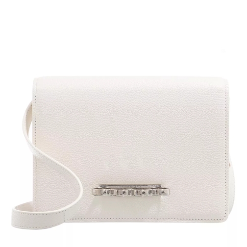 Alexander McQueen The Four Ring Crossbody Leather Soft Ivory Sac à bandoulière