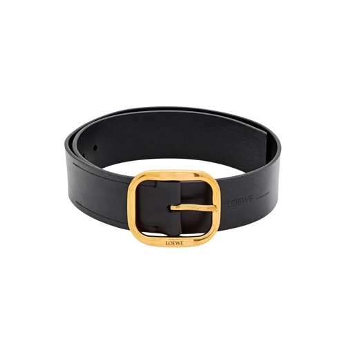 Loewe Gürtel Rounded Soft Leather Belt Black