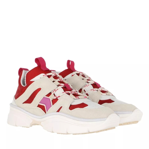 Isabel Marant Kindsay Sneakers Red/Pink lage-top sneaker