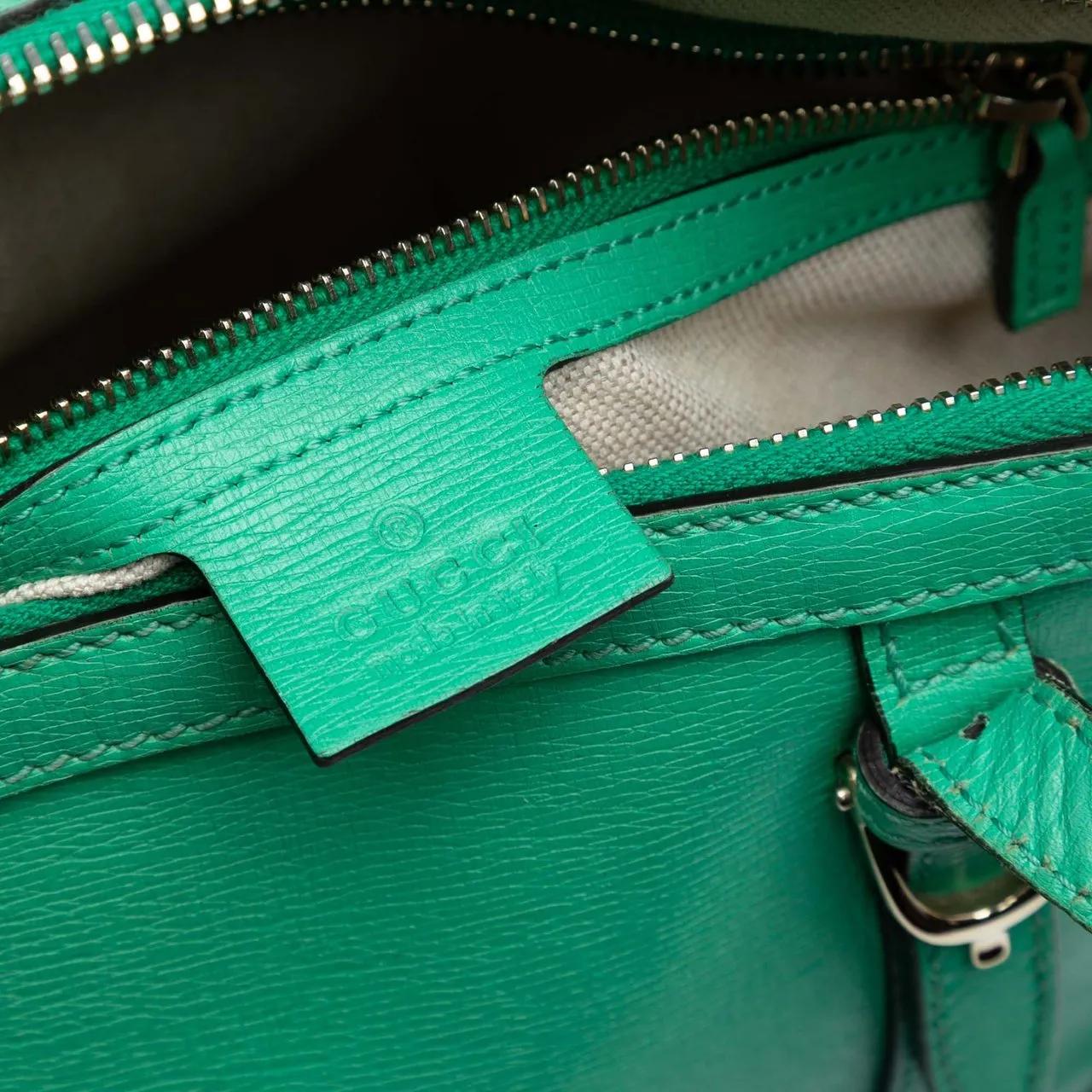 Thumbnail - Gucci Hobo Bags - Small Leather Nice Dome Satchel - Gr. unisize - in Grün - für Damen