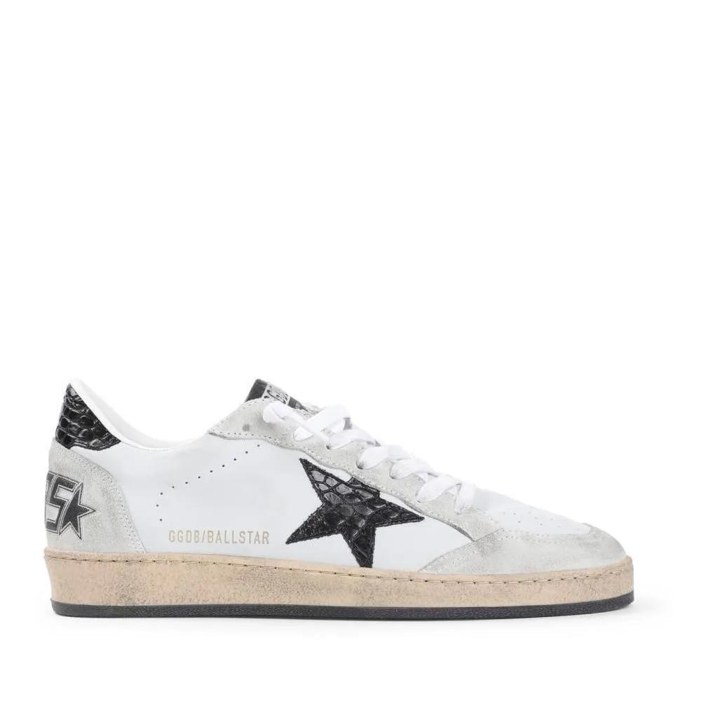 Golden Goose Low-Top Sneaker - Ballstar Sneakers - Gr. 45 (EU) - in Weiß - für Damen