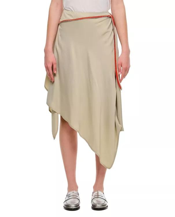 KIKO KOSTADINOV - Sonia Drape Skirt - Größe 38 - gray