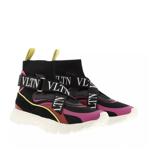 Valentino Garavani Heroes Her Sneaker Black/Pink lage-top sneaker