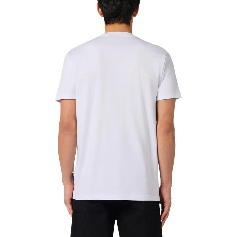 Philipp Plein T-Shirt Round Neck T-Shirt Chest Embroidery Skull weiss(Image 3)