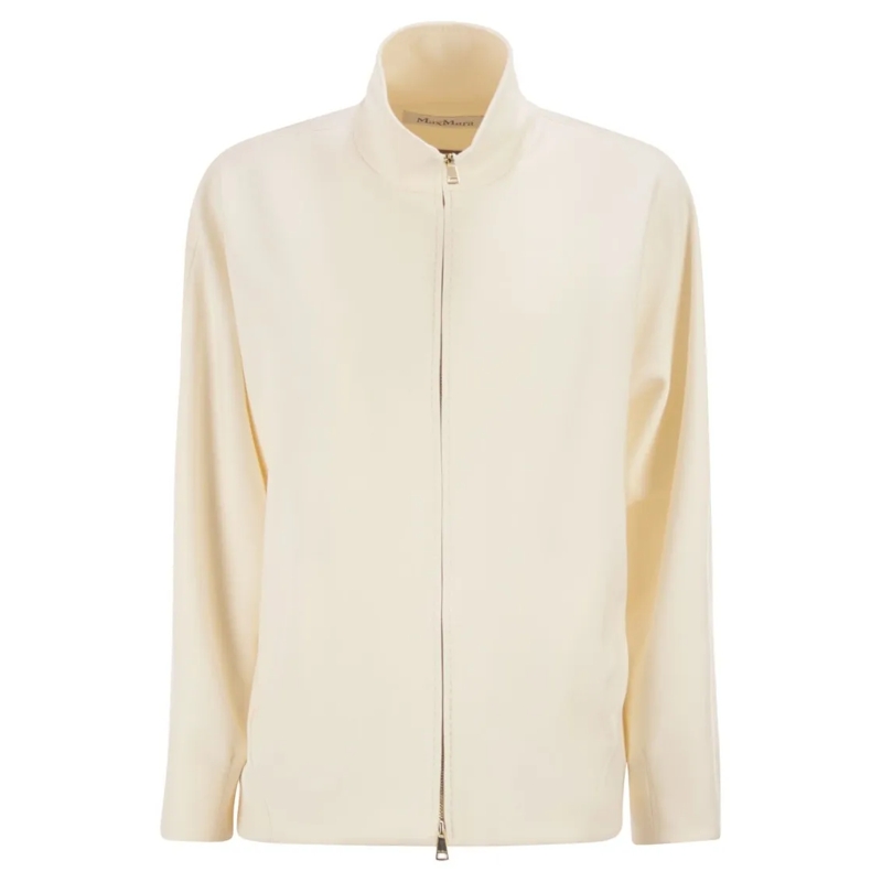 Max Mara Übergangsjacke Mxppala - Scuba Jersey Jacket Neutrals