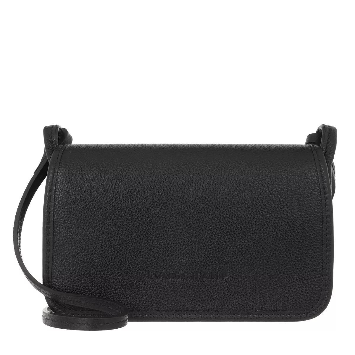 Longchamp Portemonnaie - Le Foulonné - Gr. unisize - in Schwarz - für Damen