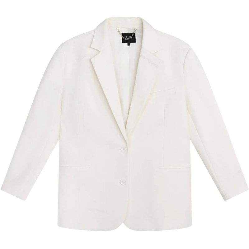 ALIX Blazer Alix The Label Ladies Woven Flowy Oversized Blazer beige