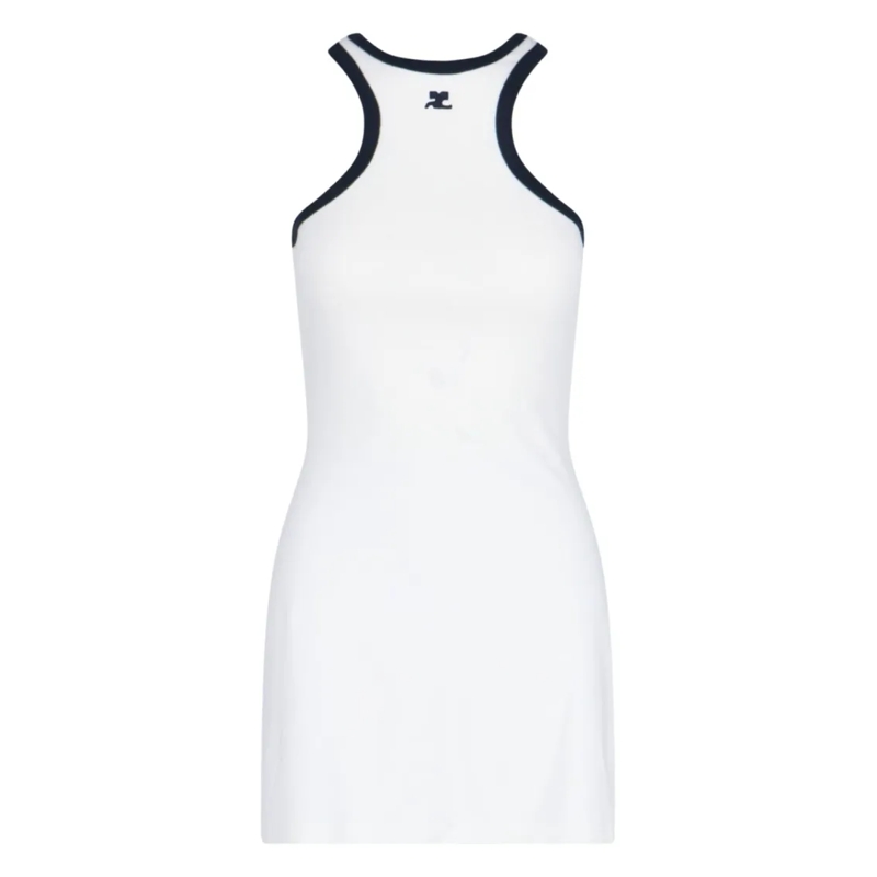 Courrèges Mini-jurk Mini Sheath Dress – White White
