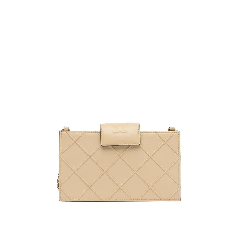 Tory Burch Geldbörse Fleming Mini Chain Wallet Neutrals