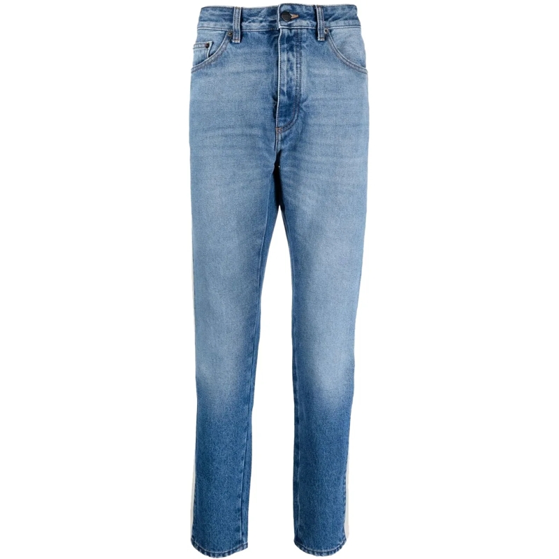 Palm Angels Jeans mit geradem Bein Jeans Clear Blue blau