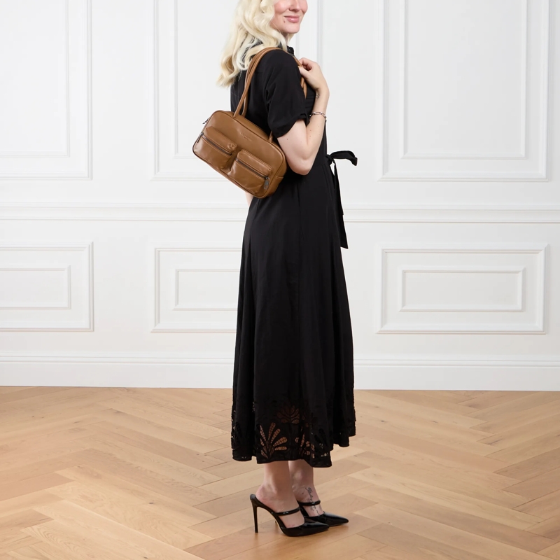 Liebeskind Berlin Satchel Jil Goat Satchel Bag S Sepia(Image 2)