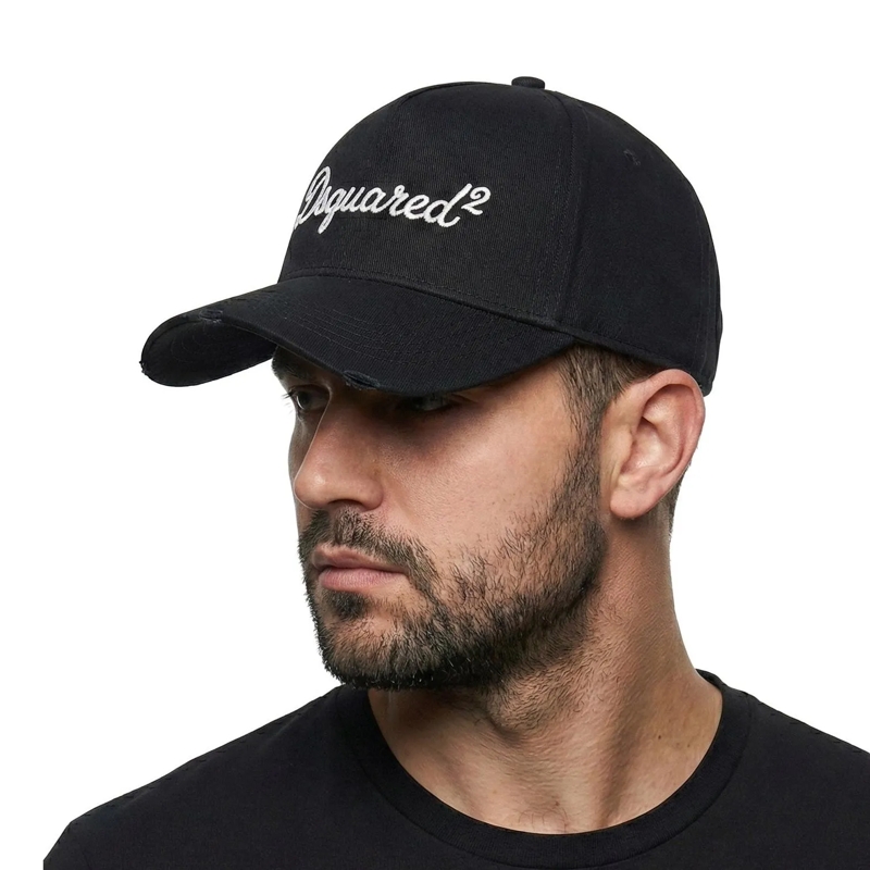 Dsquared2 Casquette de baseball Cap mit Schriftzug schwarz(Image 2)