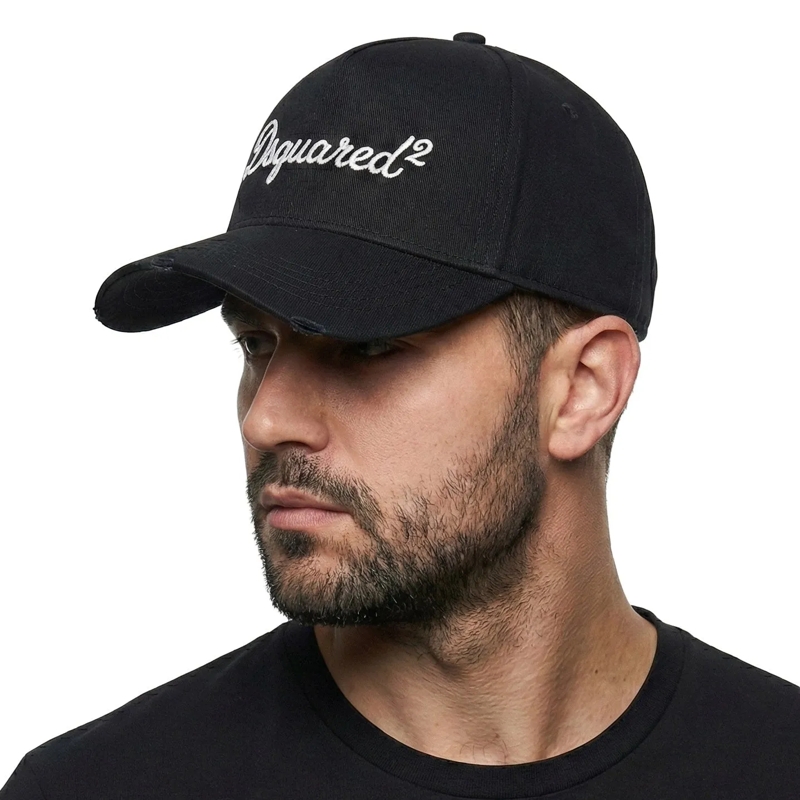 Dsquared2 Chapeau Cap mit Schriftzug schwarz(Image 2)