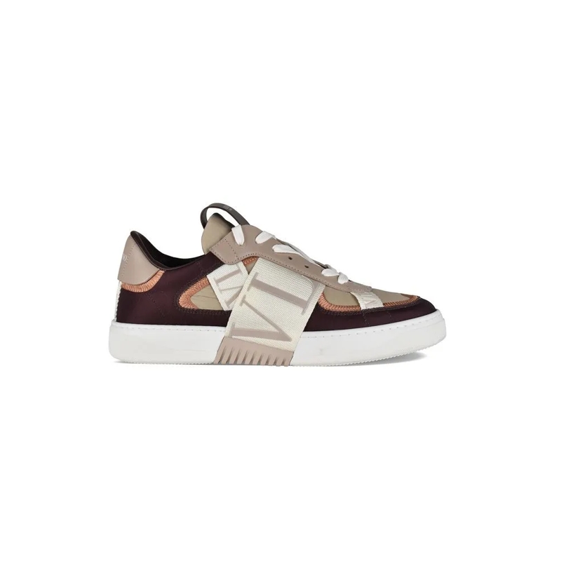 Valentino Garavani Low-Top-Sneaker Low-Top Leather And Nylon Vl7n Sneakers Grey