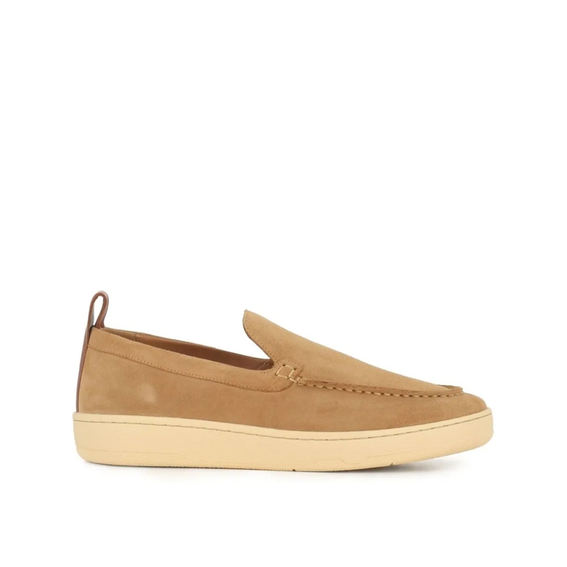 Lanvin Loafer Almond Toe Beige Slip-On Sandals Neutrals