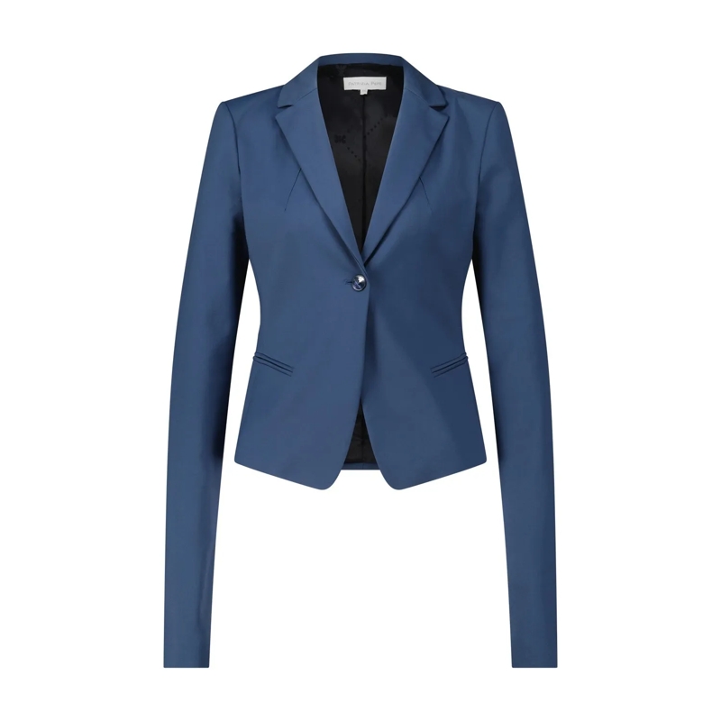 Patrizia Pepe Blazer Figurbetonter Blazer Blau(Image 4)