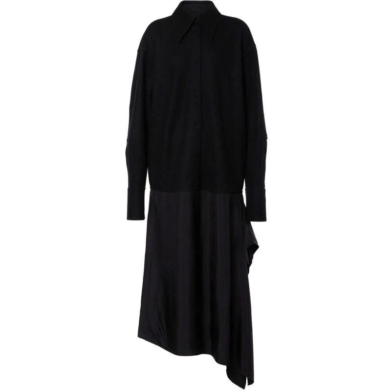 Jil Sander T-shirt Jil Sander Wool Dress schwarz