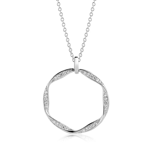 Sif Jakobs Jewellery Cetara Grande Pendant 70cm Silver Lange Halskette