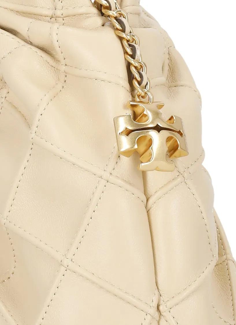 TORY BURCH Hobo bags Beige Leather Shoulder Bag in beige