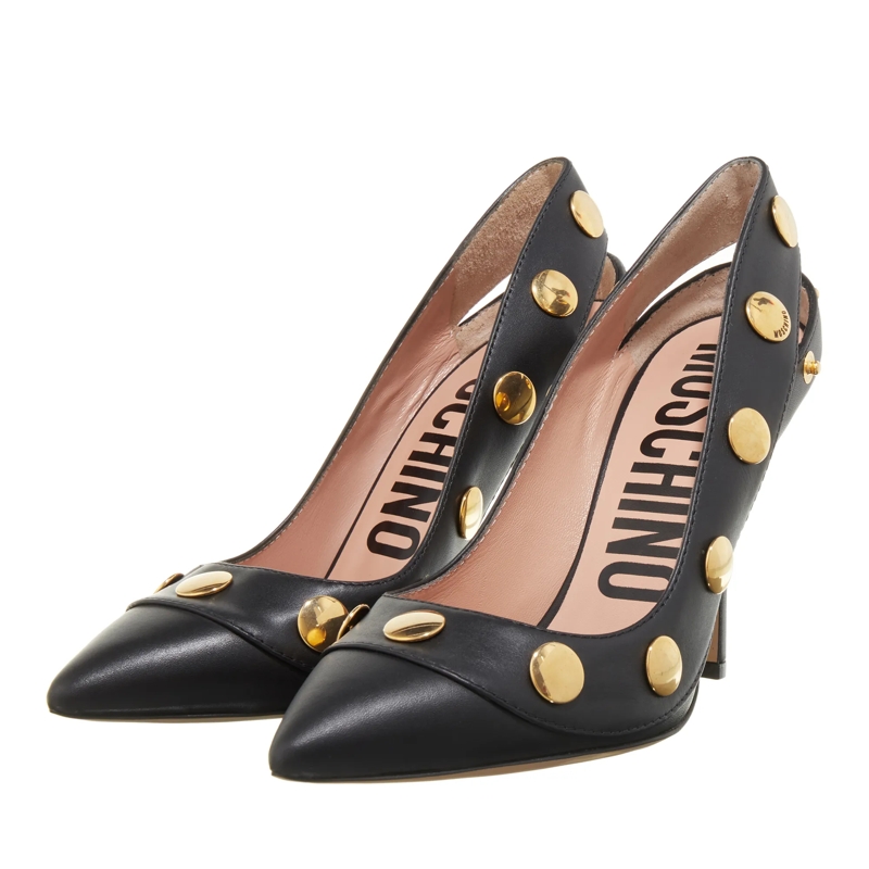Moschino Pumps Snap Button Nero