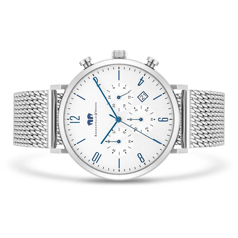 Rhodenwald & Söhne Automatikuhr Herren Armbanduhr Arakon Edelstahl silber(Image 3)