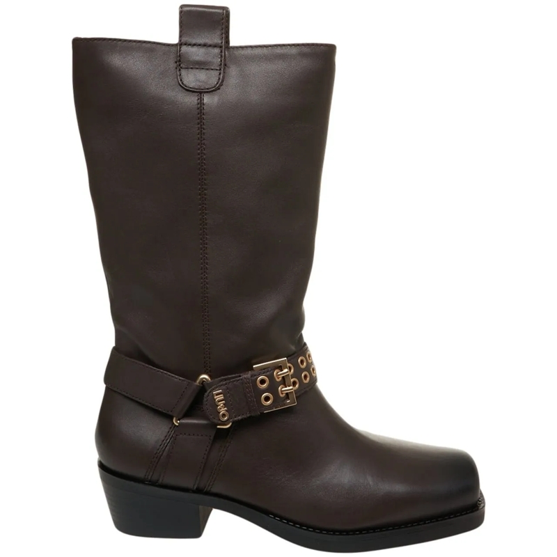 LIU JO Stiefel Leather texan boots braun