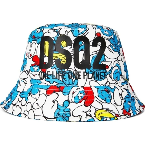 Dsquared2  Smurfs Logo Bucket Hat mehrfarbig