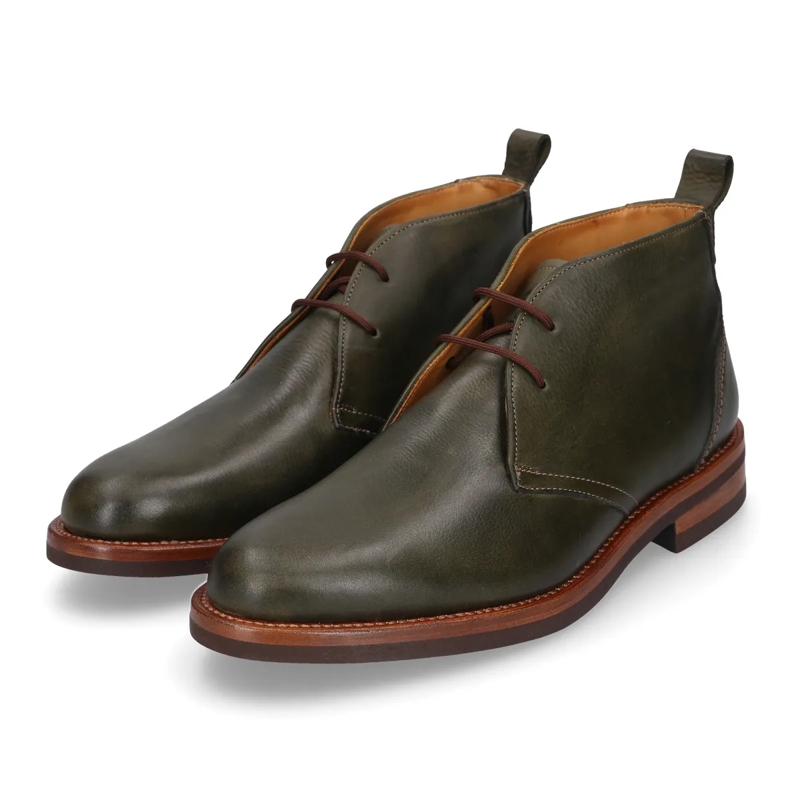 Heinrich Dinkelacker Schnürstiefel George Boots Genf Plain N dunkel-grün(Image 2)