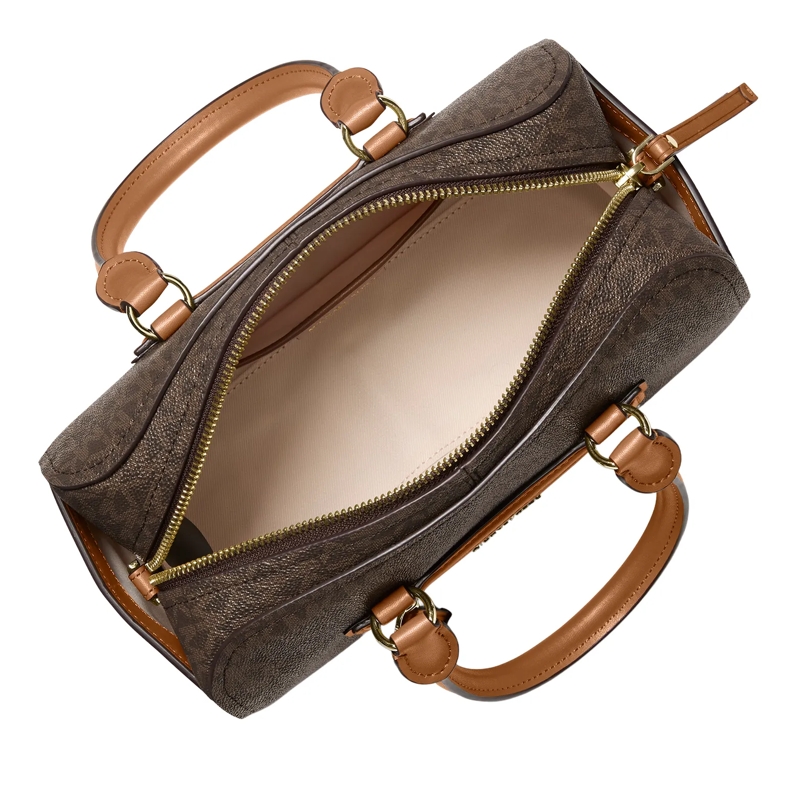 MICHAEL Michael Kors Bowling Bag Xs Duffle Xbody Brn/acorn(Image 3)