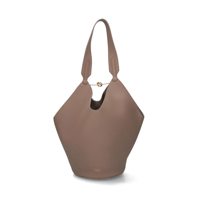 Khaite Tote 'Lotus' Small Tote Bag – Brown Brown