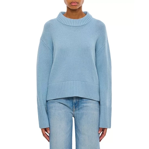 Lisa Yang  Sony Cashmere Sweater Blue