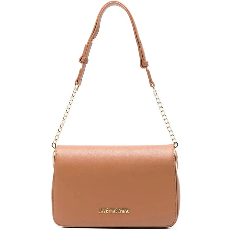Love Moschino Tote Bags Leather Brown braun