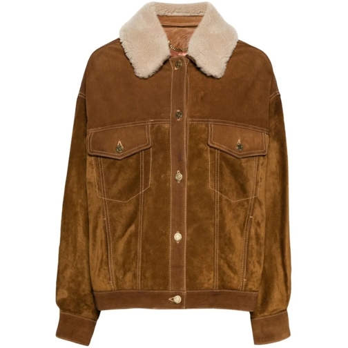 Golden Goose Suede Jacket Brown Übergangsjacke