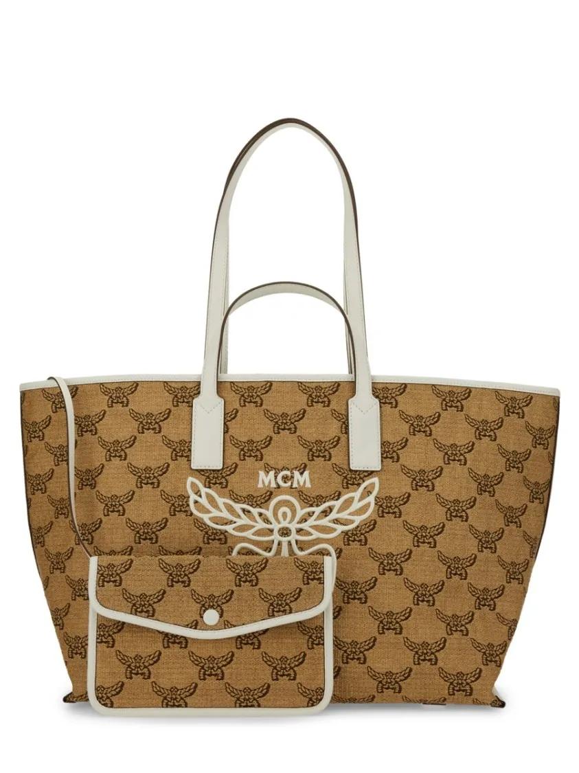 MCM Shoppers & Totes Medium "Himmel" Tote Bag in bruin