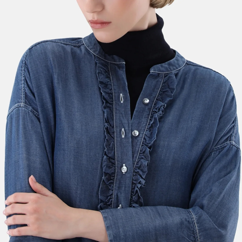 VAN LAACK Maxikleid Kleid Modern Fit Dessiniert dunkel-blau (Image 5)