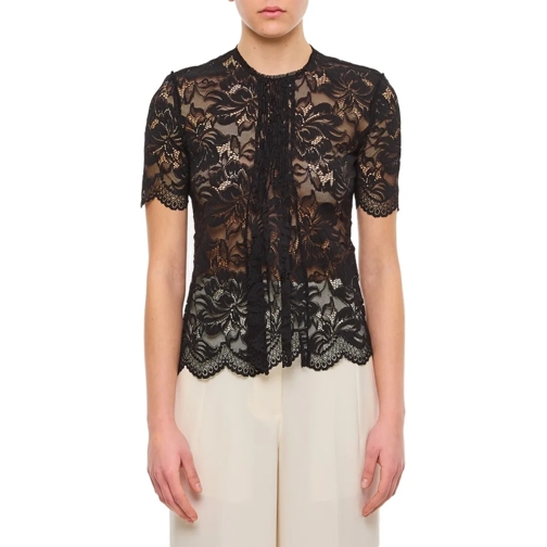 Paco Rabanne Chemisiers Lace Blouse Black