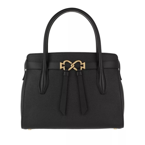 Kate Spade New York Medium Satchel Bag Black Rymlig shoppingväska