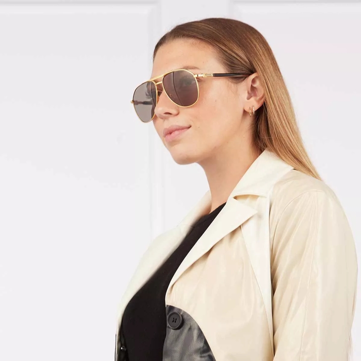 gucci aviator sunglasses gold
