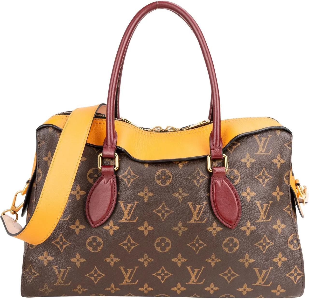 Thumbnail - Louis Vuitton Crossbody Bags - Louis Vuitton Canvas Monogram Saffron Tuileries Ha - Gr. unisize - in Braun - für Damen