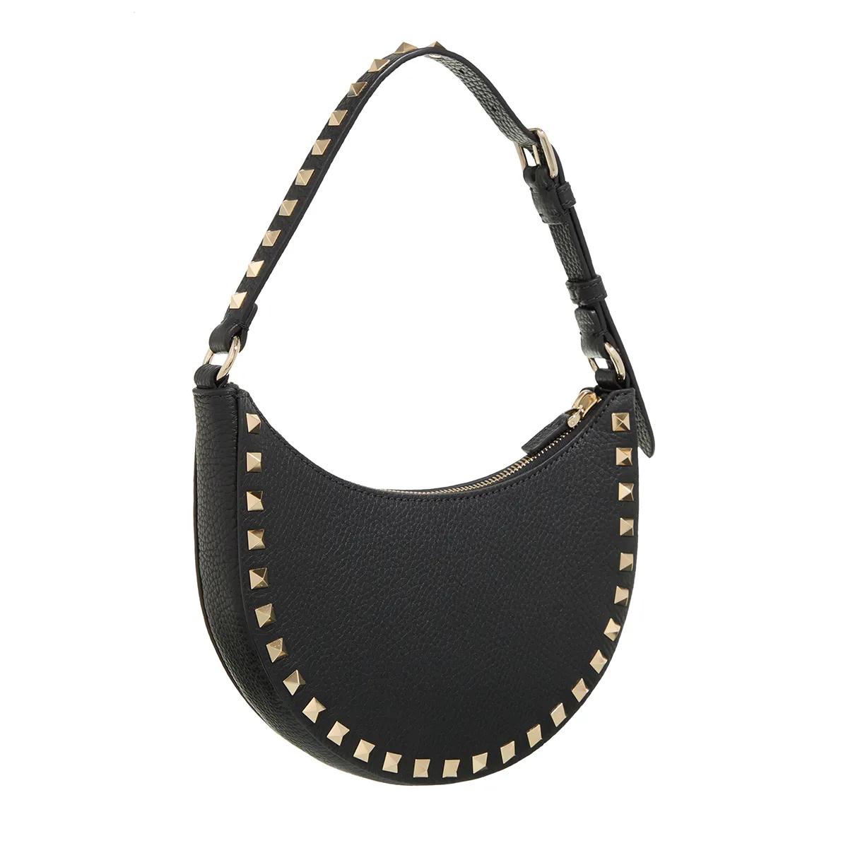 Valentino Garavani Hobo bags Rockstud Hobo Bag in zwart