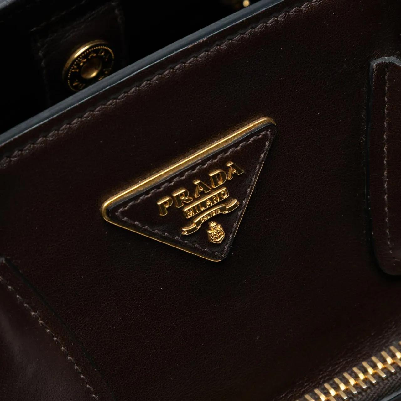 Thumbnail - Prada Hobo Bags - Soft Calf Shopping Tote - Gr. unisize - in Braun - für Damen