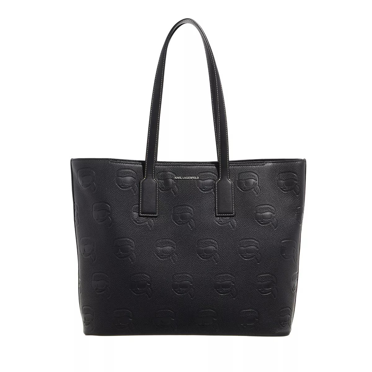 Karl Lagerfeld Tote - K/Ikonik 2.0 Leath Tote - Gr. unisize - in Schwarz - für Damen