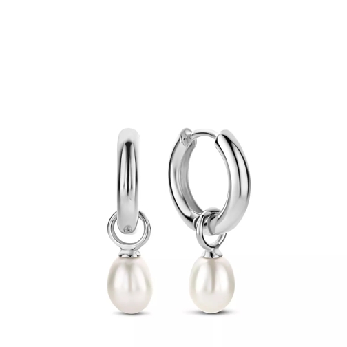 Parte Di Me Brioso Cortona Bella 925 hoop earrings with freshw Silver Band