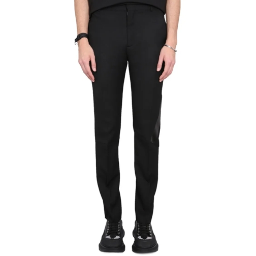 Alexander McQueen Anzugshosen Virgin Wool Pants Black